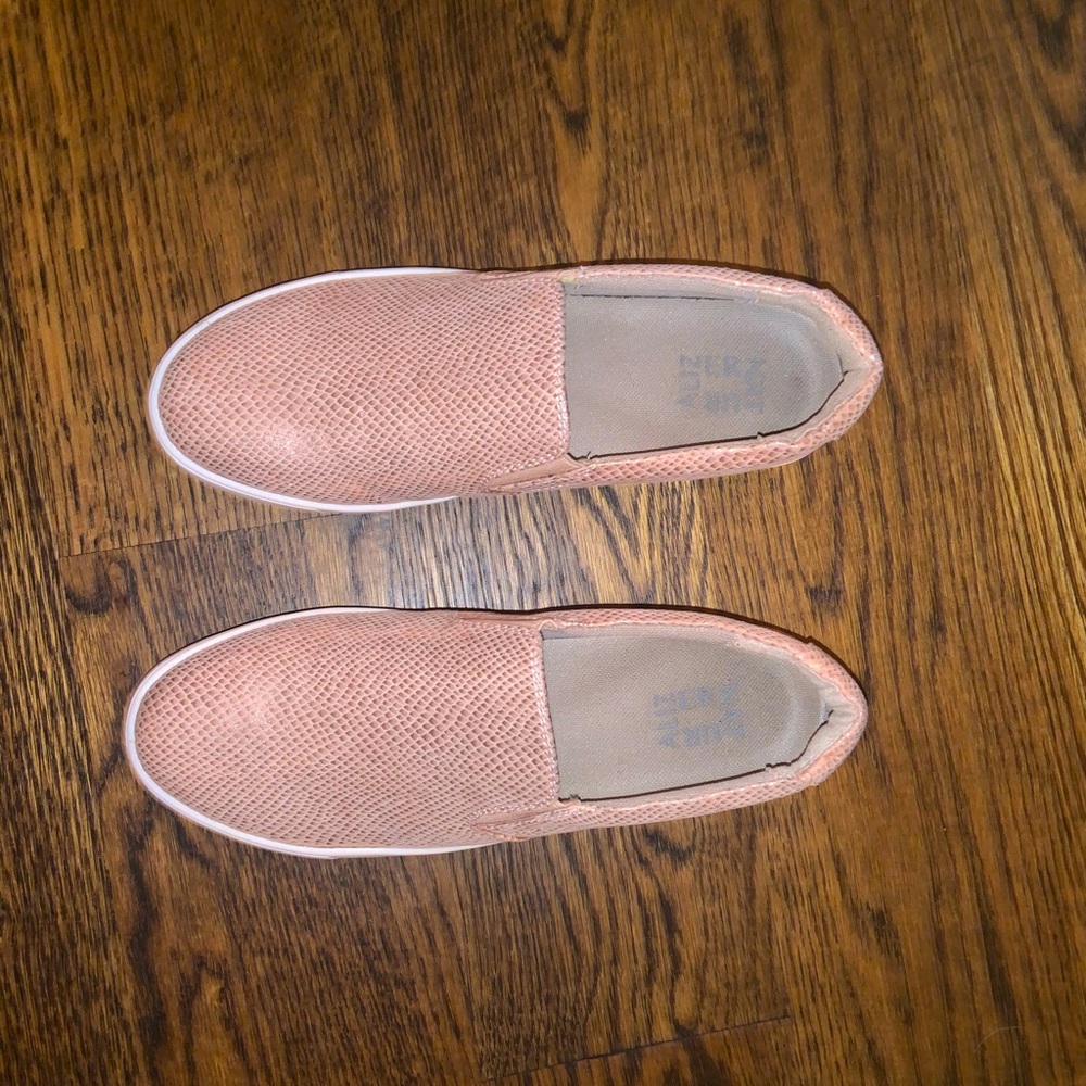 Snake Skin Pink Slip on Boat Shoe Sneaker